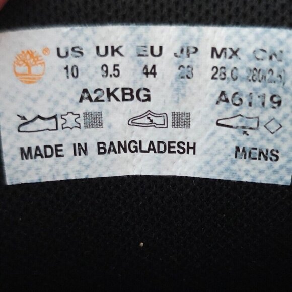 Timberland Splitrock 2 Black Leather MENS Boots US 10 UK 9.5 EU 44 - Picture 5 of 9